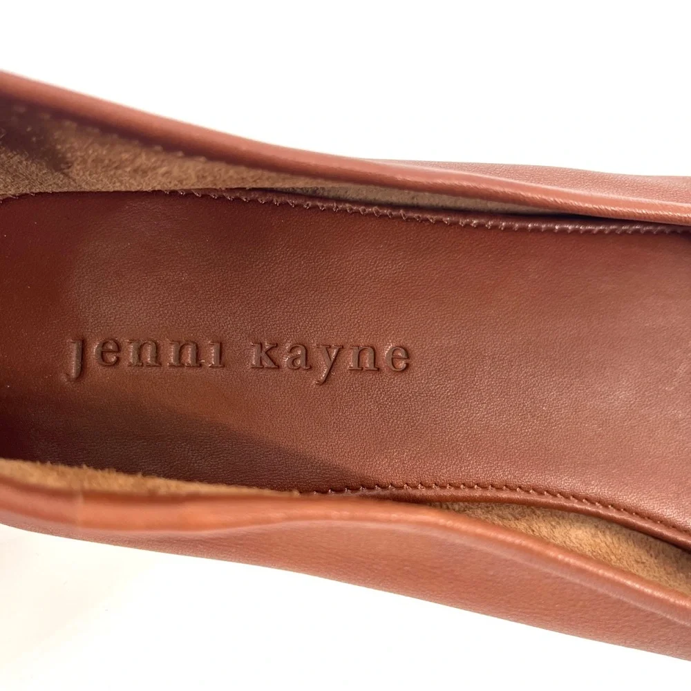 Jenni Kayne Charlotte Luxury Ballet Flat in Brown Soft Leather Size 41 - Picture 8 of 12